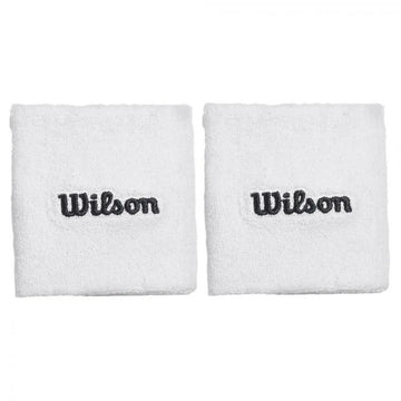 Wristband Wilson Alb - 2 bucăți