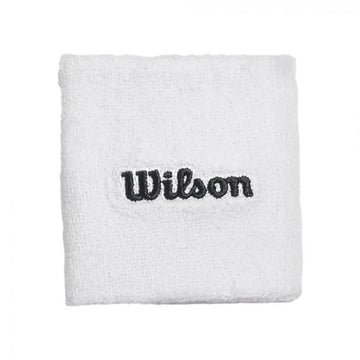 Wristband Wilson Alb - 2 bucăți